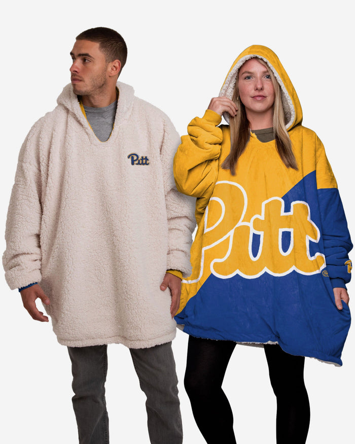 Pittsburgh Panthers Reversible Colorblock Hoodeez FOCO - FOCO.com