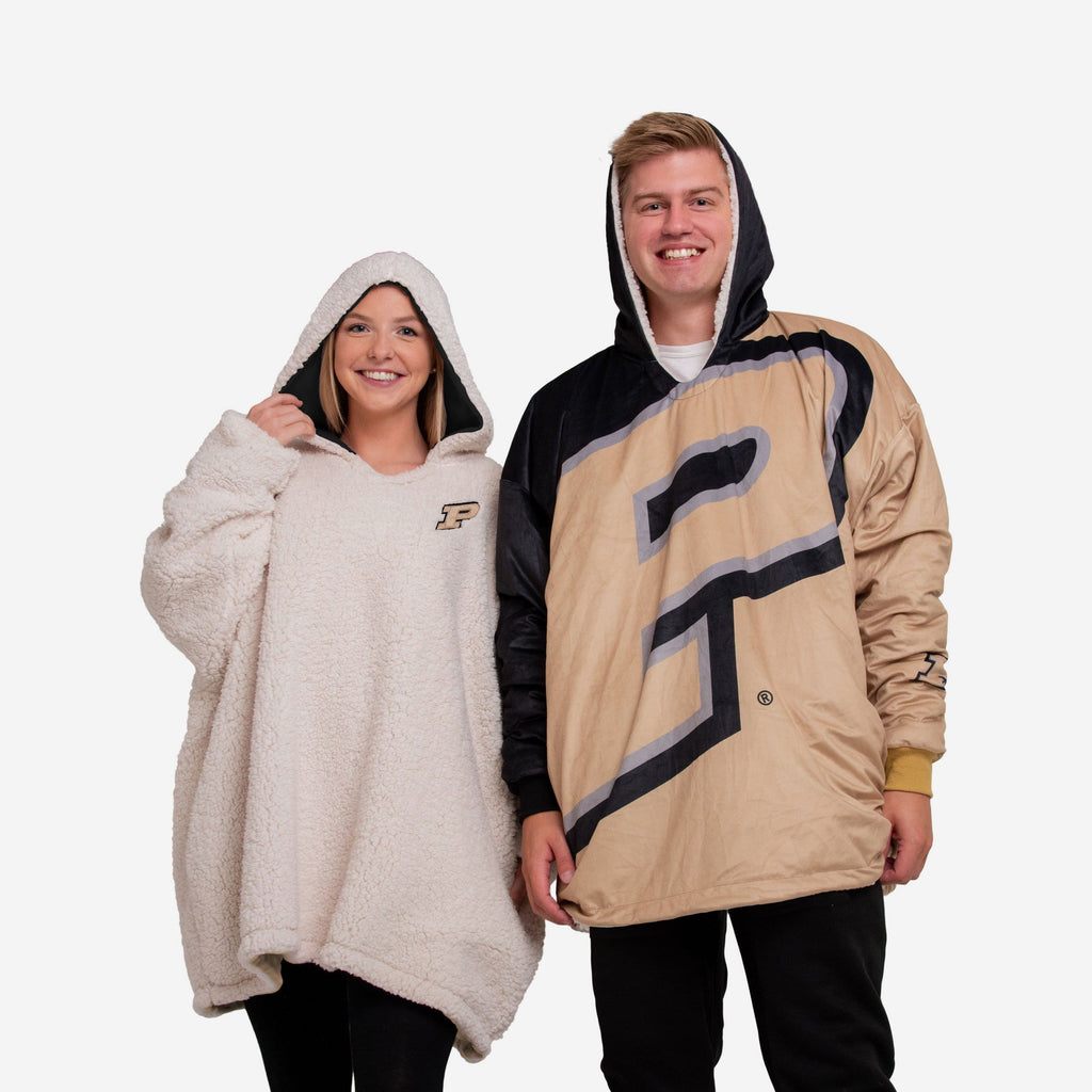 Purdue Boilermakers Reversible Colorblock Hoodeez FOCO - FOCO.com