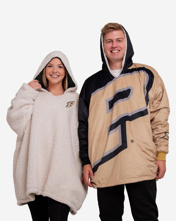 Purdue Boilermakers Reversible Colorblock Hoodeez FOCO - FOCO.com