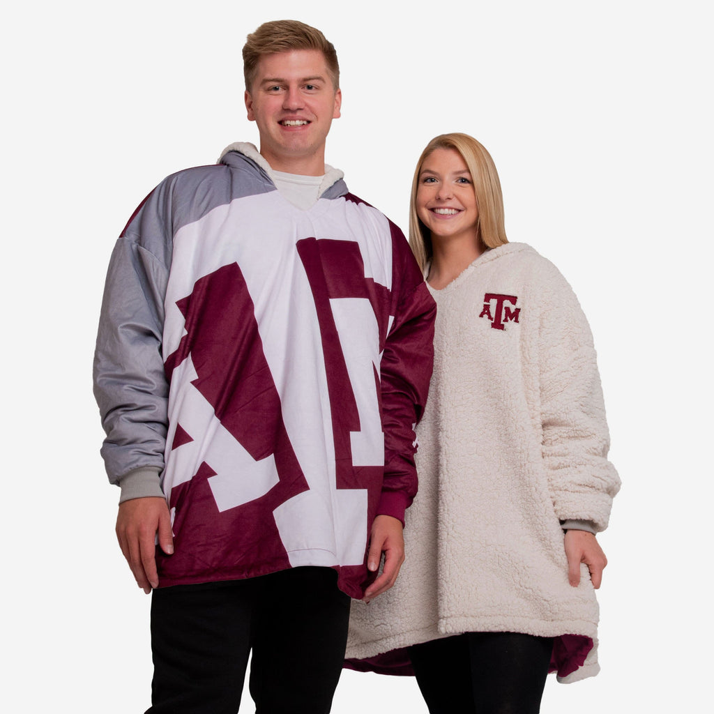 Texas A&M Aggies Reversible Colorblock Hoodeez FOCO - FOCO.com