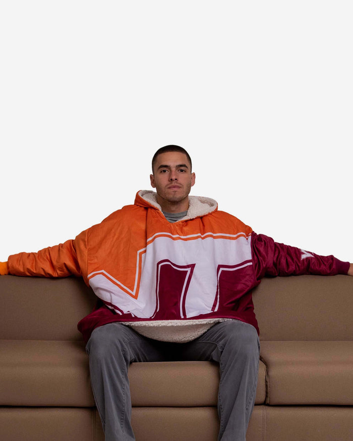 Virginia Tech Hokies Reversible Colorblock Hoodeez FOCO - FOCO.com