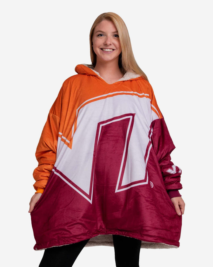 Virginia Tech Hokies Reversible Colorblock Hoodeez FOCO - FOCO.com