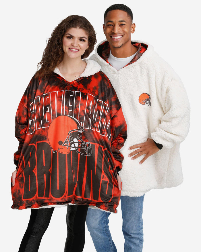 Cleveland Browns Original Bold Logo Camo Hoodeez FOCO - FOCO.com