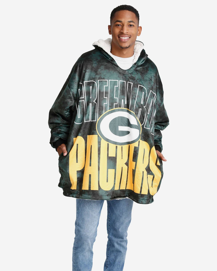 Green Bay Packers Bold Logo Camo Hoodeez FOCO - FOCO.com