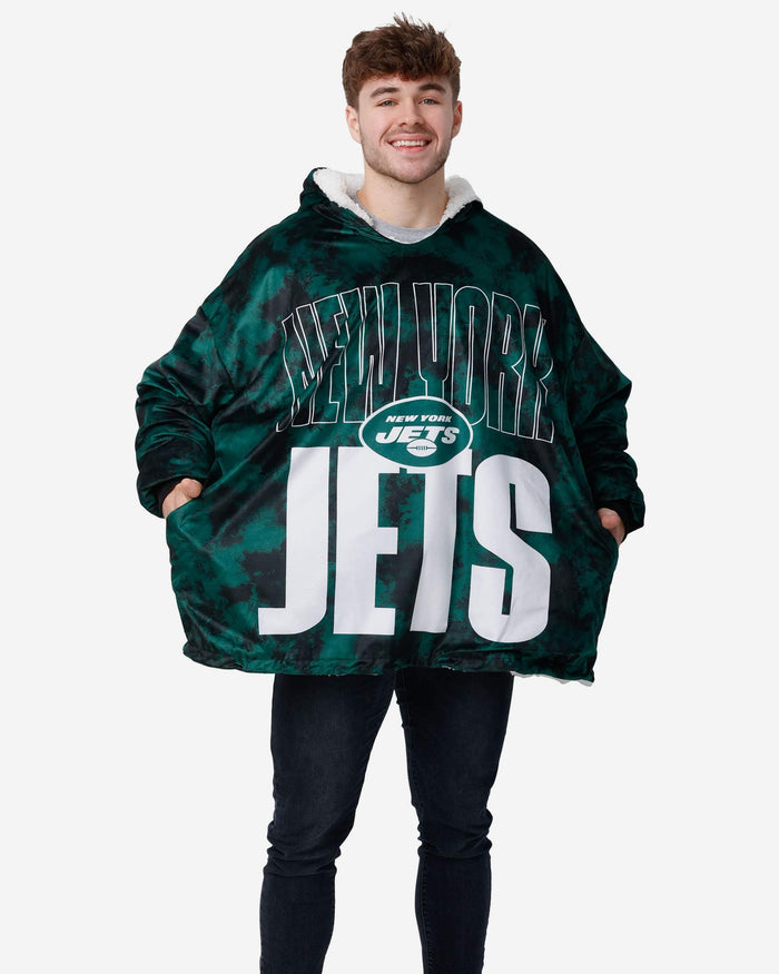 New York Jets Bold Logo Camo Hoodeez FOCO - FOCO.com
