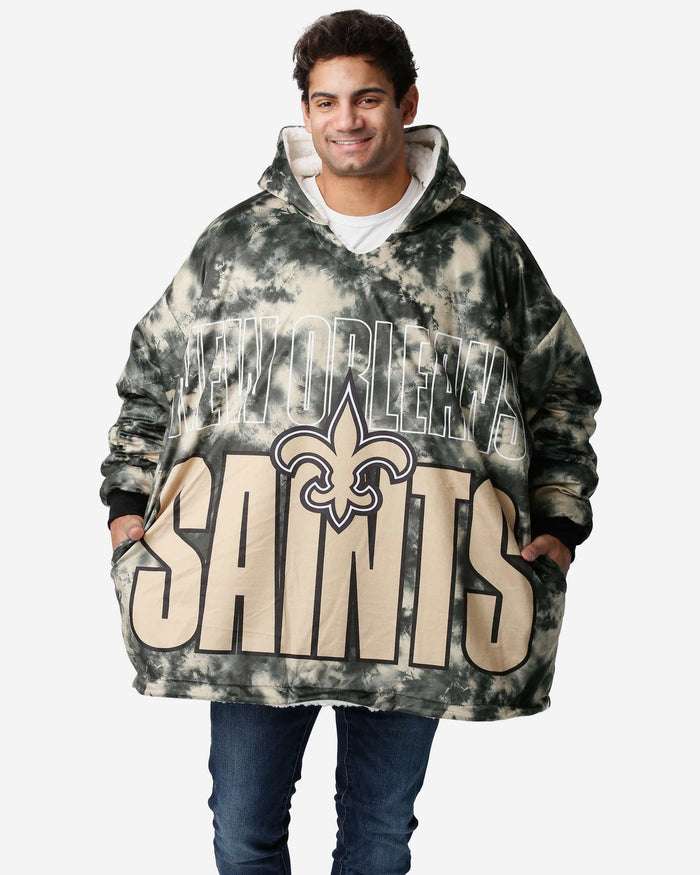 New Orleans Saints Bold Logo Camo Hoodeez FOCO - FOCO.com