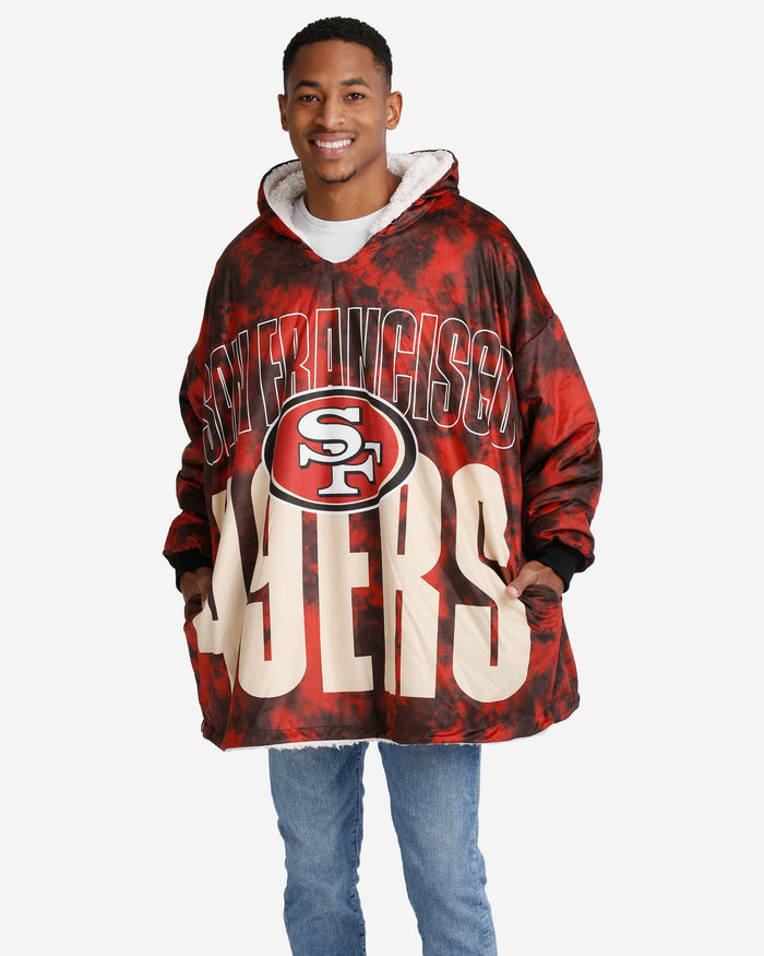 San Francisco 49ers Bold Logo Camo Hoodeez FOCO - FOCO.com