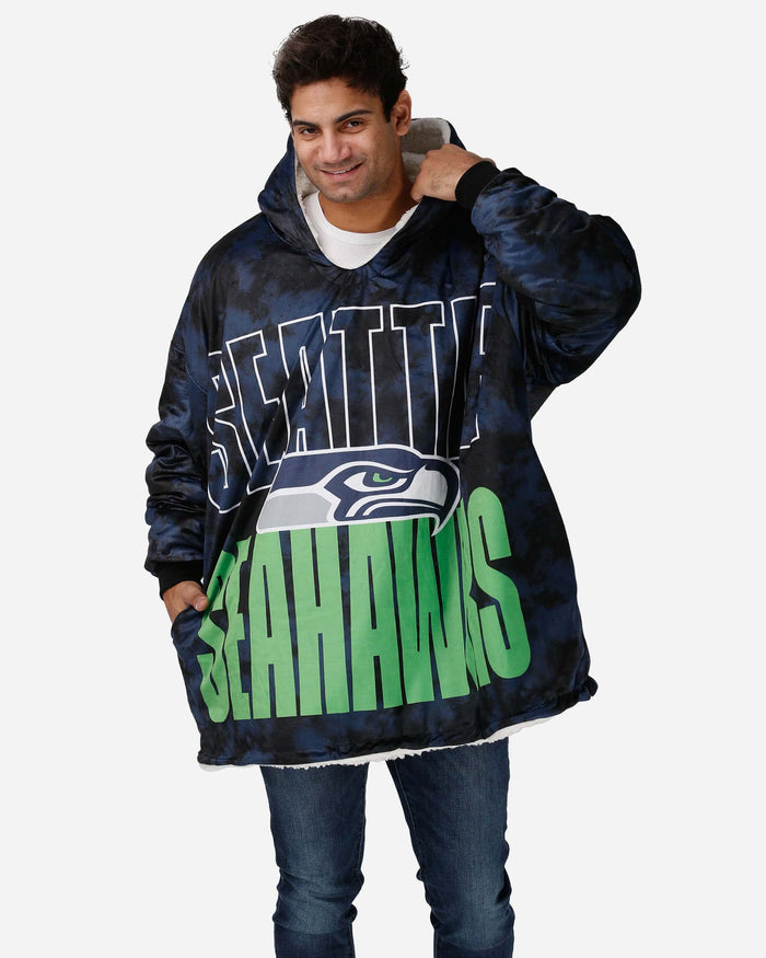 Seattle Seahawks Bold Logo Camo Hoodeez FOCO - FOCO.com