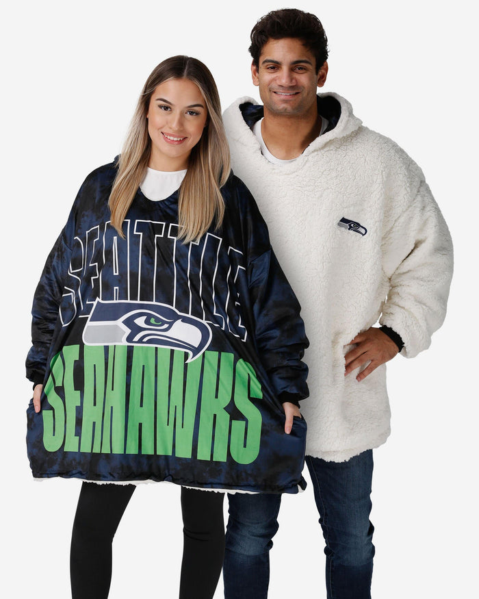 Seattle Seahawks Bold Logo Camo Hoodeez FOCO - FOCO.com