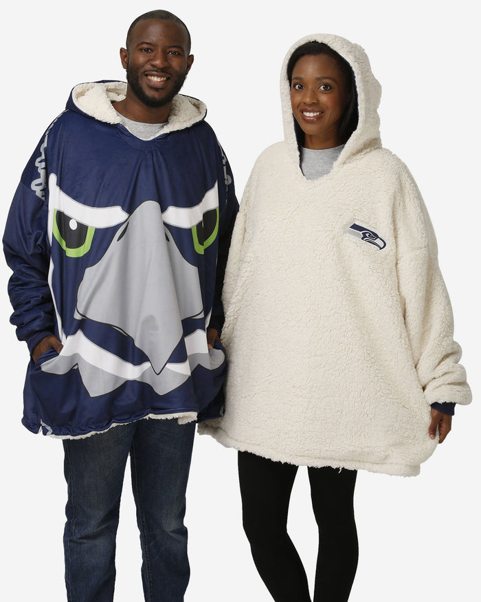 Blitz Seattle Seahawks Reversible Mascot Hoodeez FOCO - FOCO.com