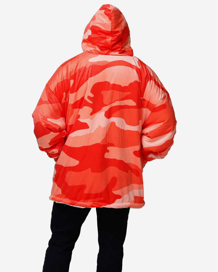 Cleveland Browns Original Reversible Team Color Camo Hoodeez FOCO - FOCO.com