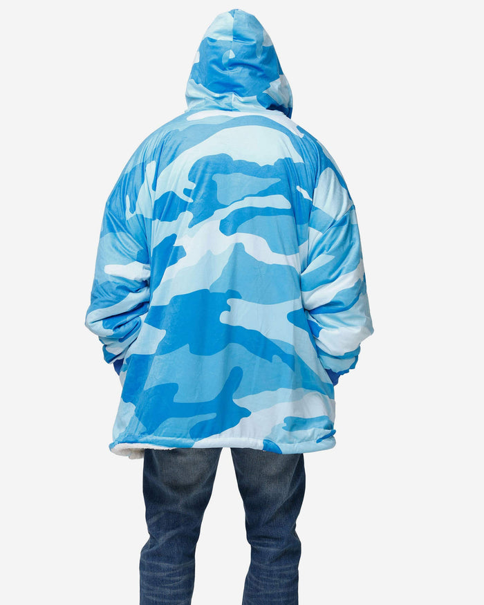 Detroit Lions Reversible Team Color Camo Hoodeez FOCO - FOCO.com