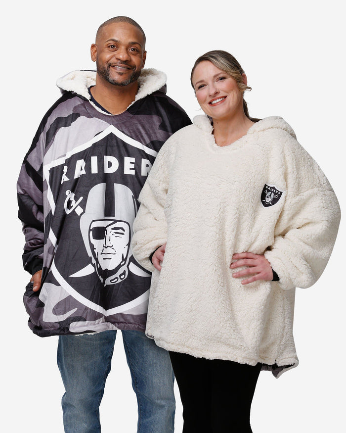 Las Vegas Raiders Reversible Team Color Camo Hoodeez FOCO - FOCO.com