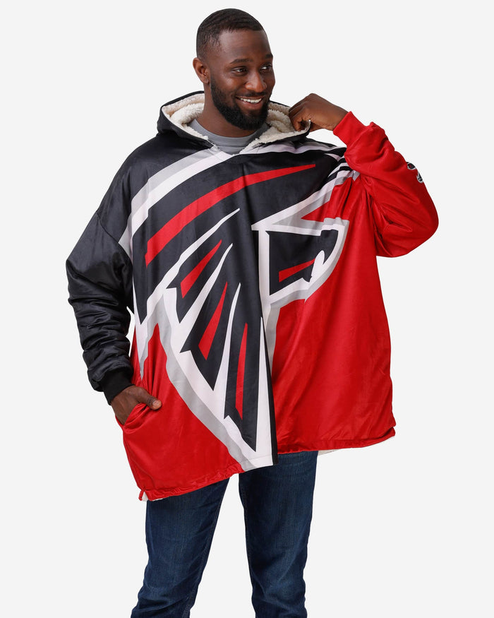 Atlanta Falcons Reversible Colorblock Hoodeez FOCO - FOCO.com