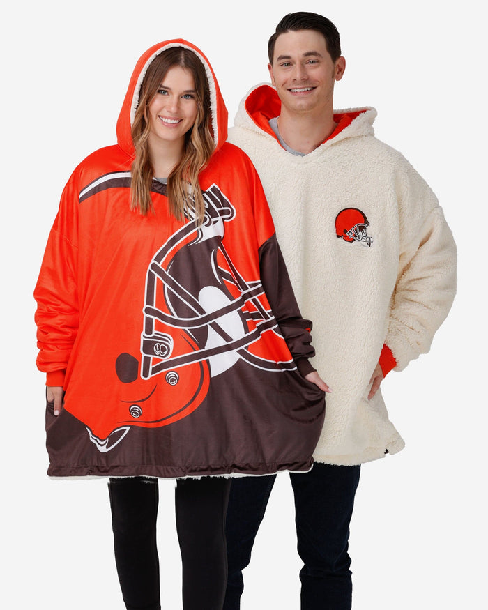 Cleveland Browns Original Reversible Colorblock Hoodeez FOCO - FOCO.com