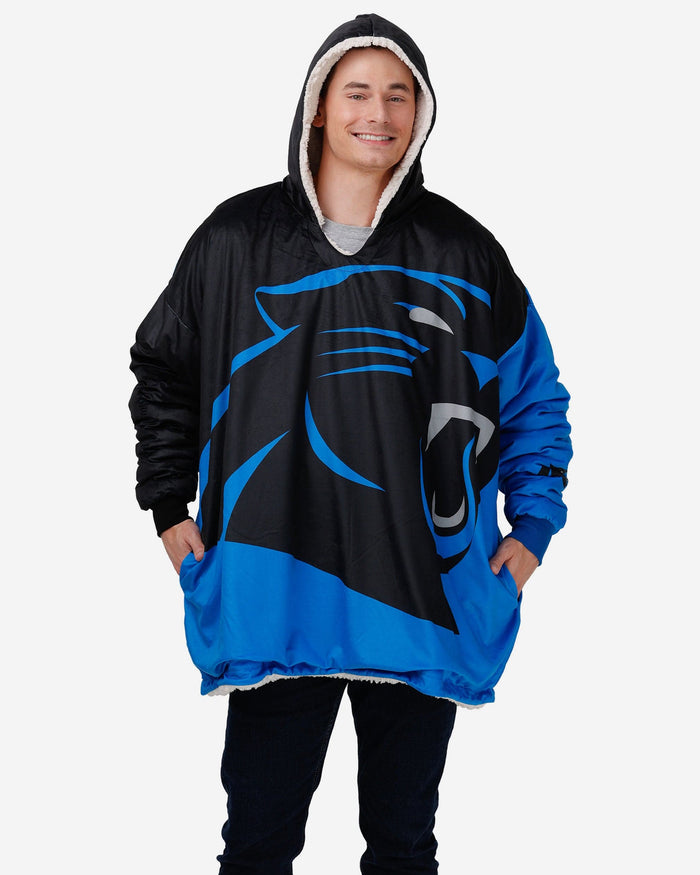 Carolina Panthers Reversible Colorblock Hoodeez FOCO - FOCO.com