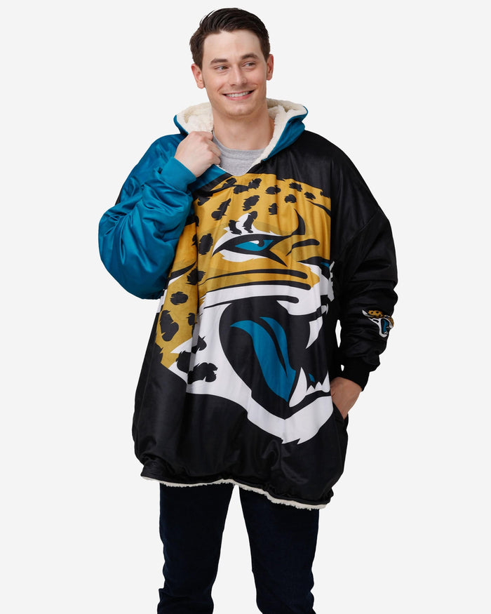 Jacksonville Jaguars Reversible Colorblock Hoodeez FOCO - FOCO.com