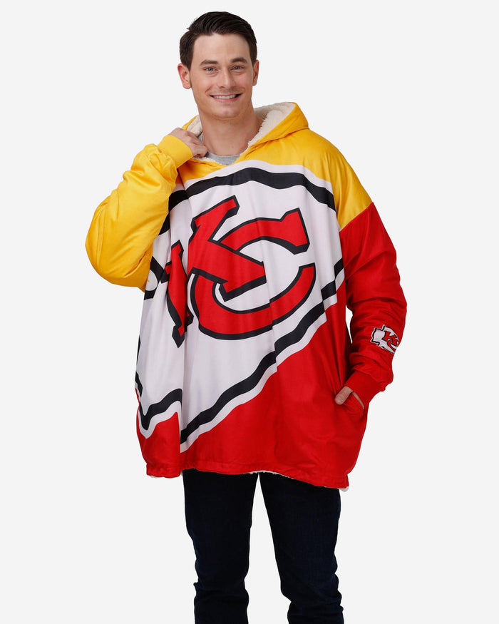 Kansas City Chiefs Reversible Colorblock Hoodeez FOCO - FOCO.com