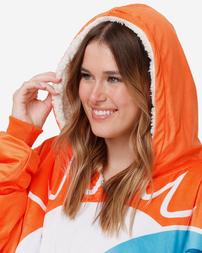 Miami Dolphins Reversible Colorblock Hoodeez FOCO - FOCO.com