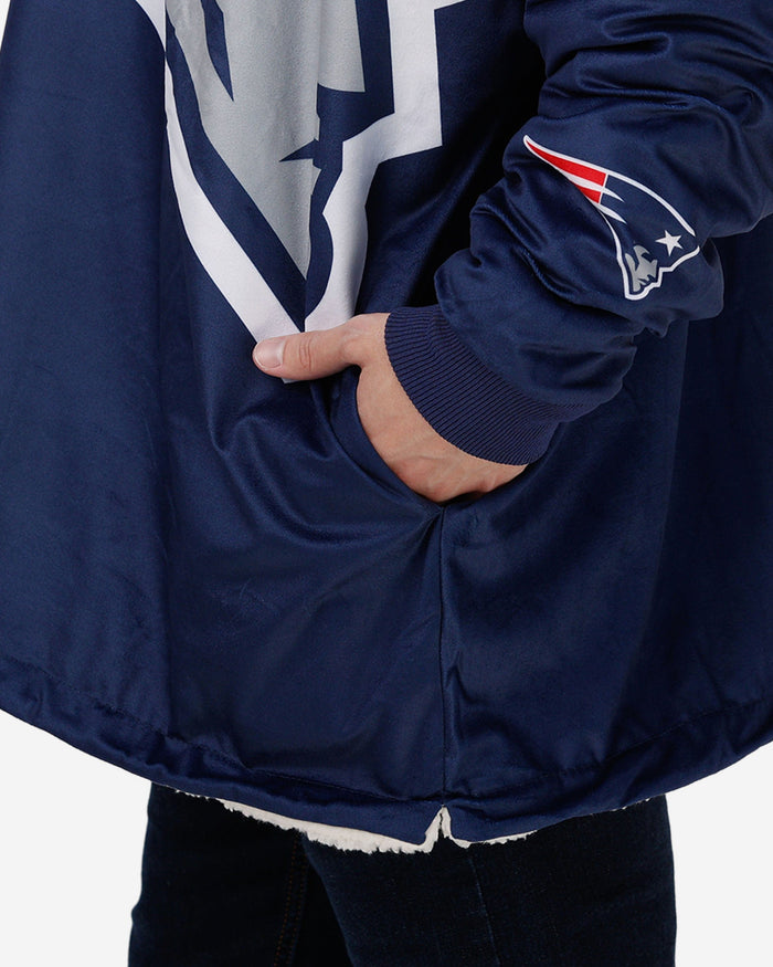 New England Patriots Reversible Colorblock Hoodeez FOCO - FOCO.com