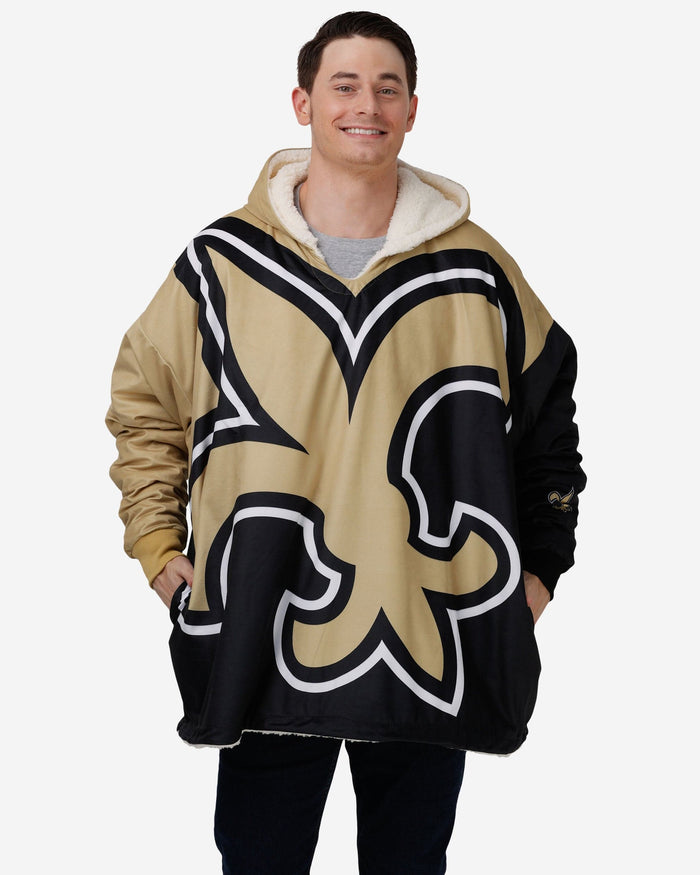 New Orleans Saints Reversible Colorblock Hoodeez FOCO - FOCO.com