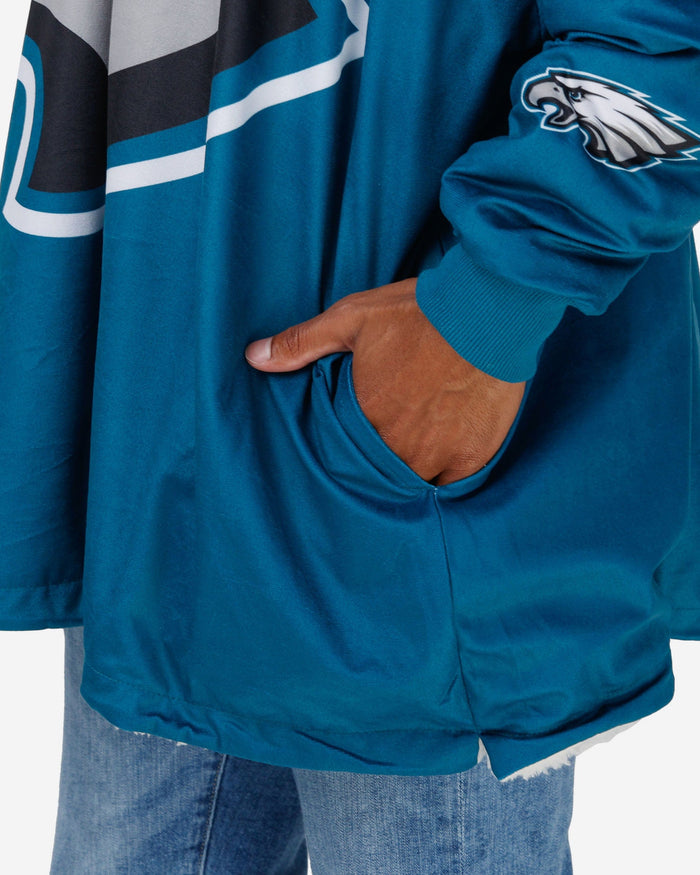 Philadelphia Eagles Reversible Colorblock Hoodeez FOCO - FOCO.com