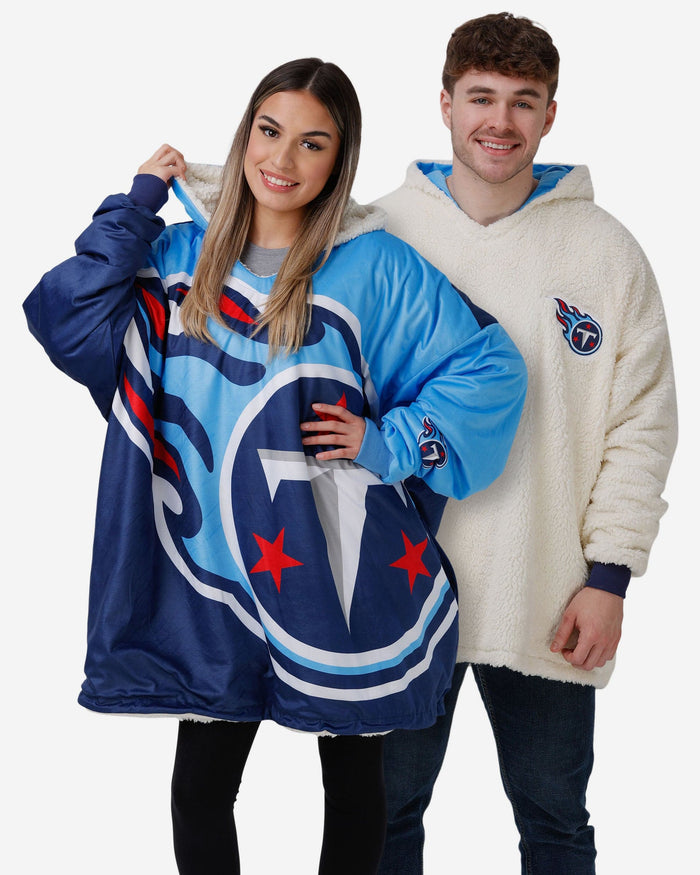 Tennessee Titans Reversible Colorblock Hoodeez FOCO - FOCO.com