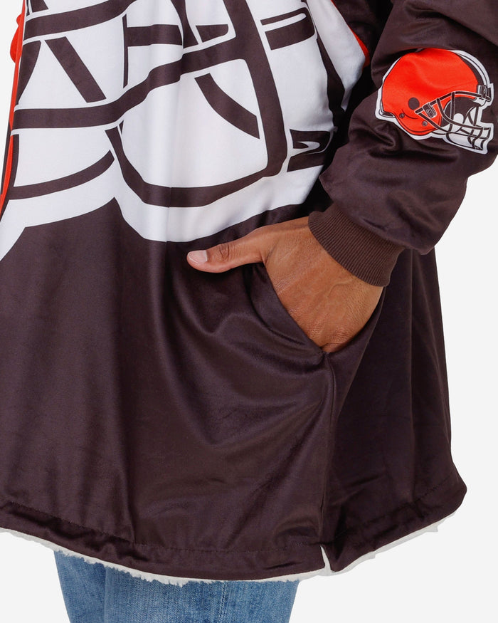 Cleveland Browns Reversible Colorblock Hoodeez FOCO - FOCO.com