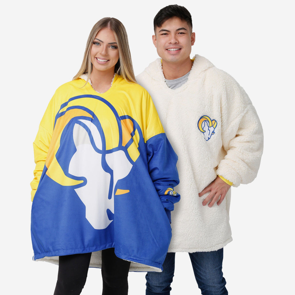 Los Angeles Rams Reversible Colorblock Hoodeez FOCO - FOCO.com