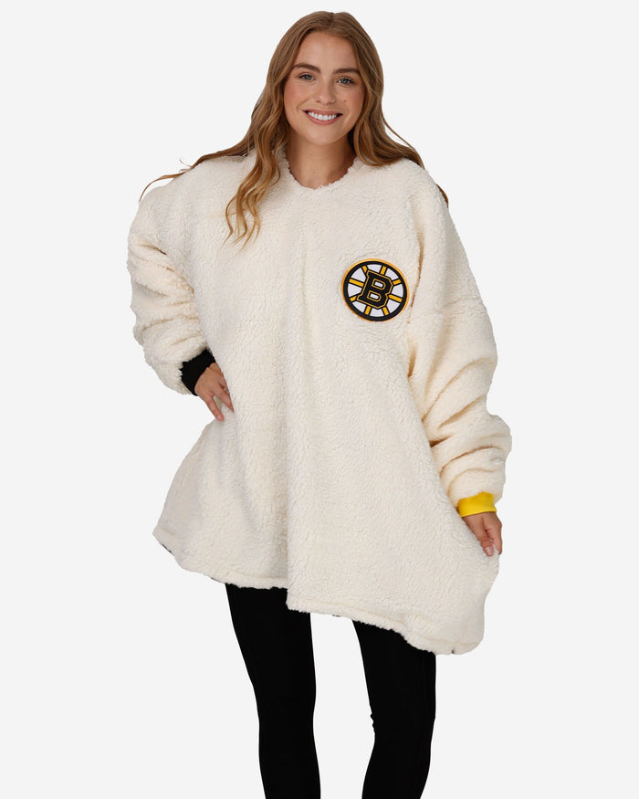 Boston Bruins Reversible Colorblock Hoodeez FOCO - FOCO.com