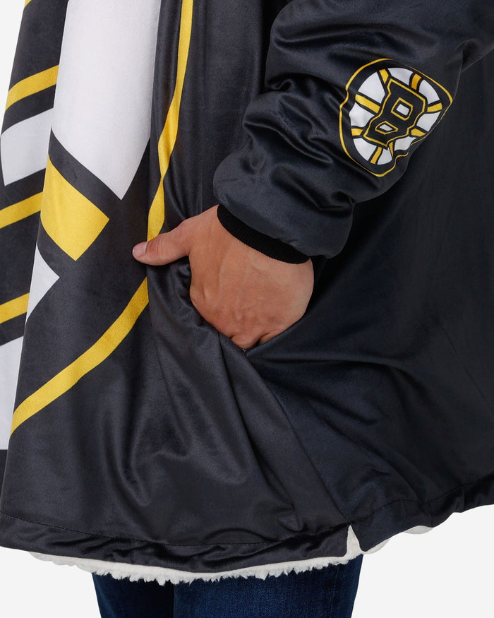 Boston Bruins Reversible Colorblock Hoodeez FOCO - FOCO.com