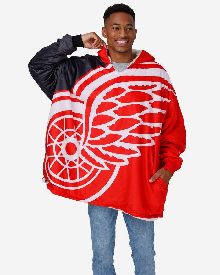 Detroit Red Wings Reversible Colorblock Hoodeez FOCO - FOCO.com