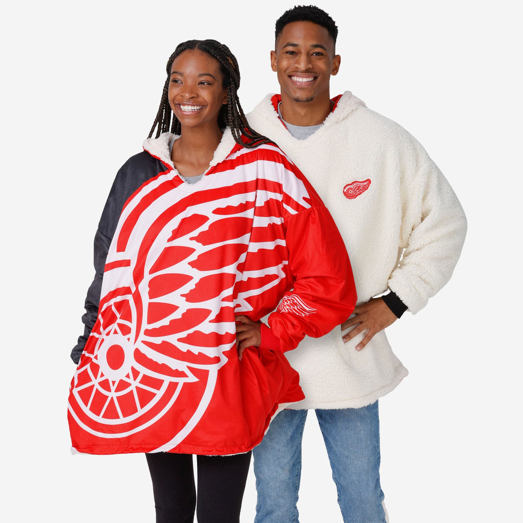 Detroit Red Wings Reversible Colorblock Hoodeez FOCO - FOCO.com