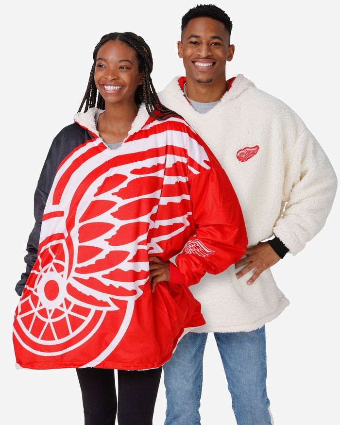 Detroit Red Wings Reversible Colorblock Hoodeez FOCO - FOCO.com