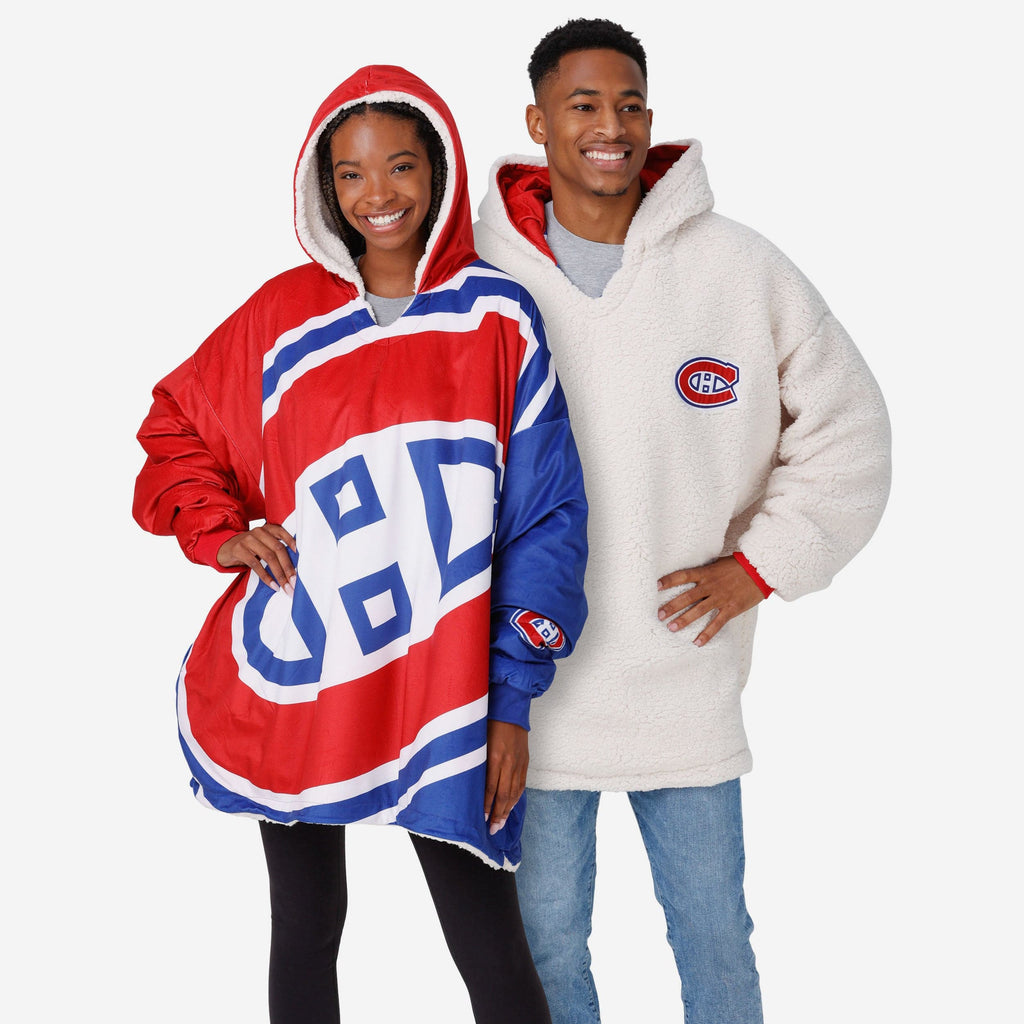 Montreal Canadiens Reversible Colorblock Hoodeez FOCO - FOCO.com