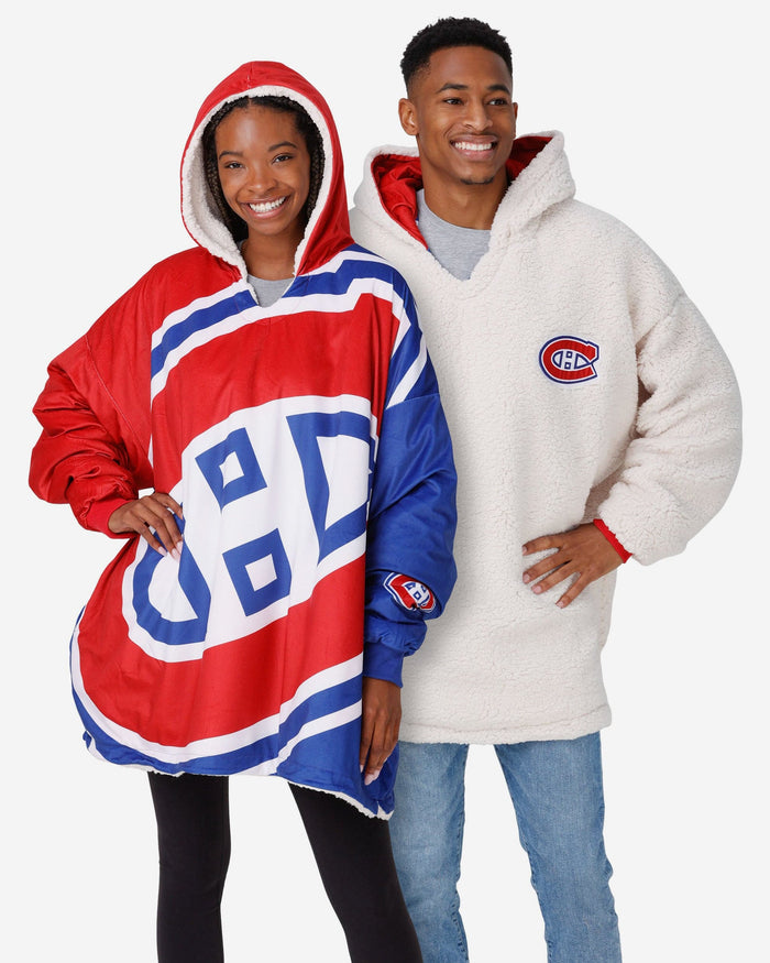 Montreal Canadiens Reversible Colorblock Hoodeez FOCO - FOCO.com