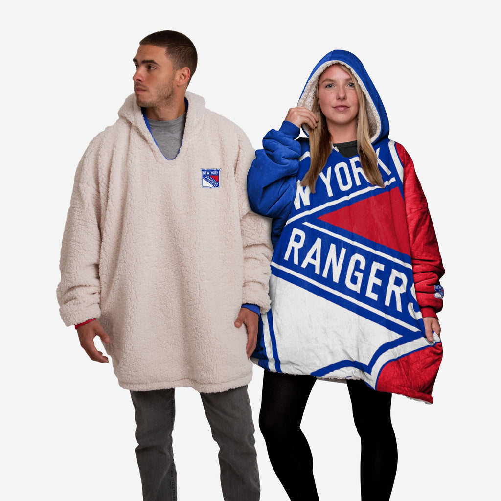 New York Rangers Reversible Colorblock Hoodeez FOCO - FOCO.com