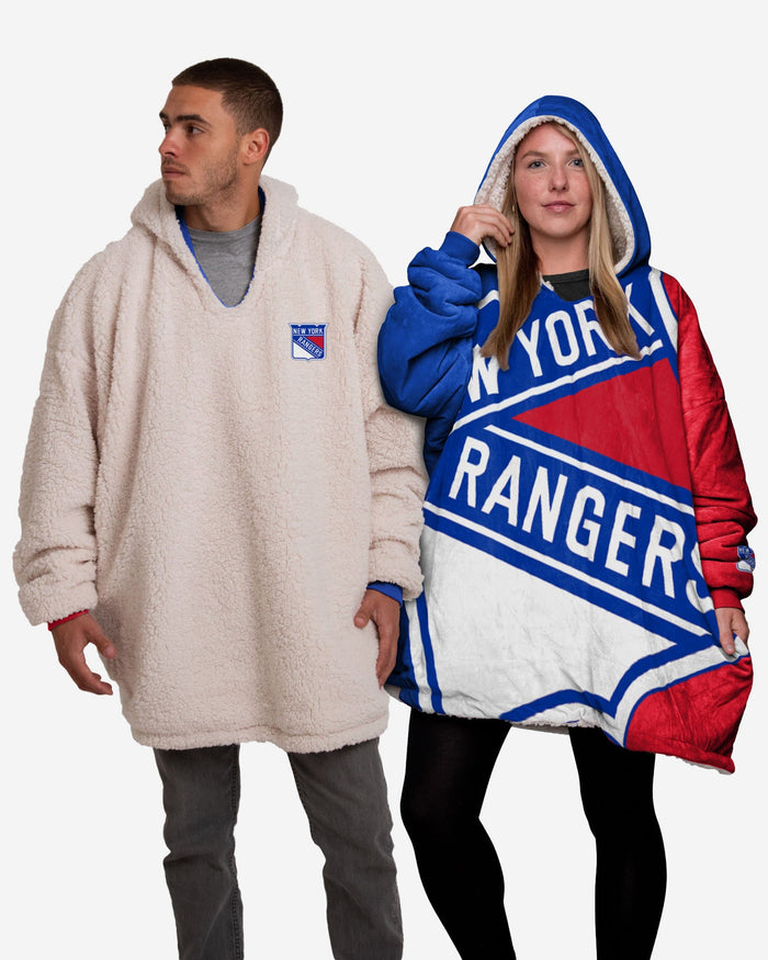 New York Rangers Reversible Colorblock Hoodeez FOCO - FOCO.com