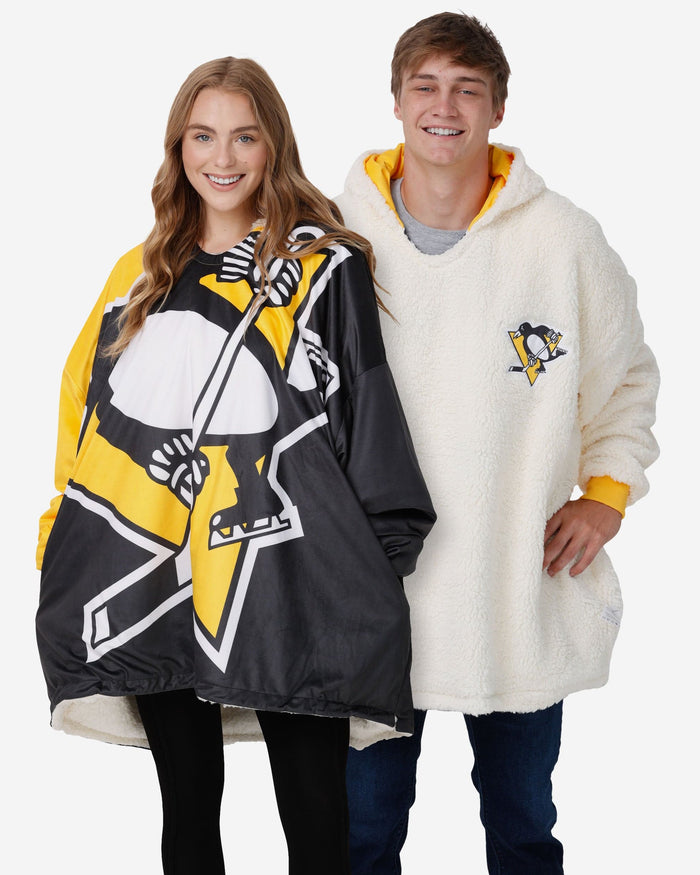 Pittsburgh Penguins Reversible Colorblock Hoodeez FOCO - FOCO.com