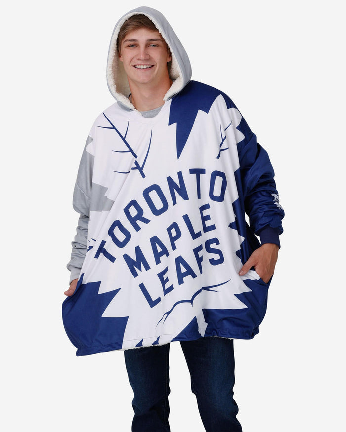 Toronto Maple Leafs Reversible Colorblock Hoodeez FOCO - FOCO.com