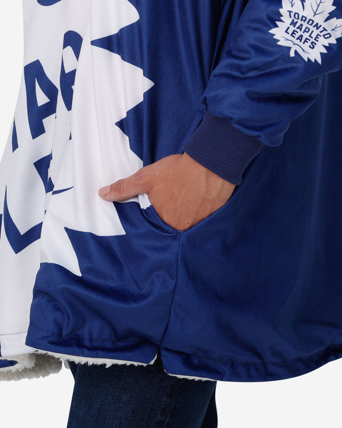 Toronto Maple Leafs Reversible Colorblock Hoodeez FOCO - FOCO.com