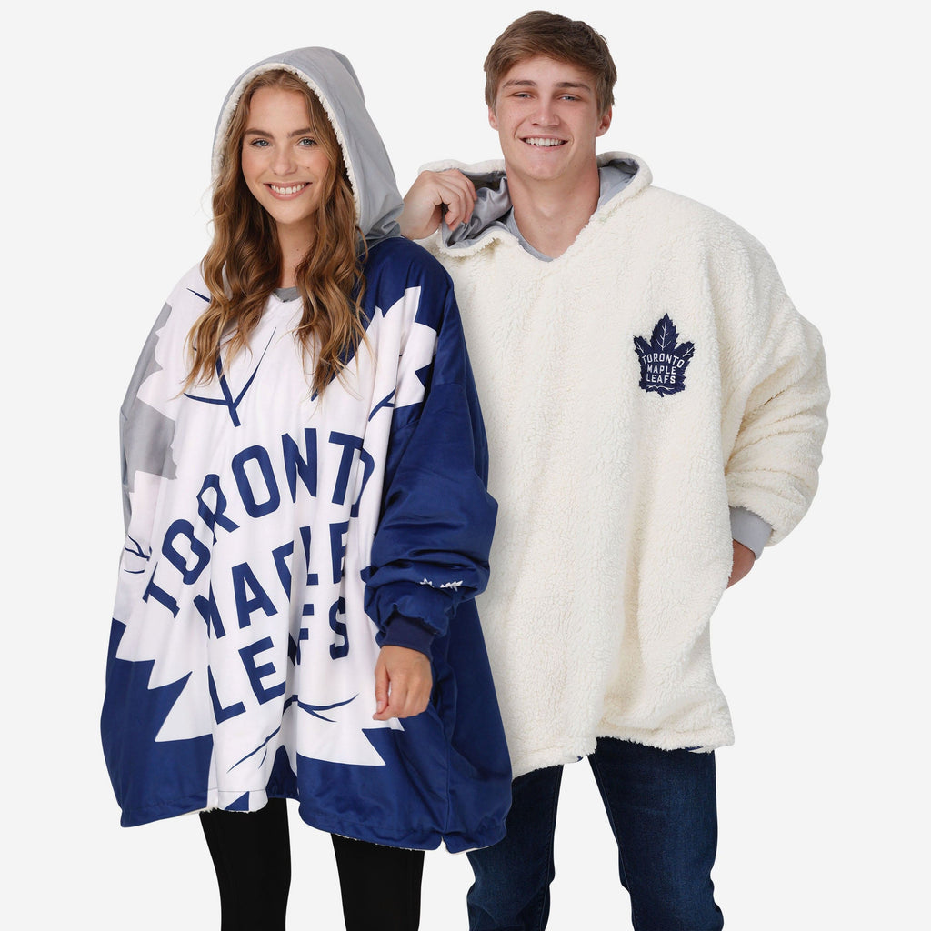 Toronto Maple Leafs Reversible Colorblock Hoodeez FOCO - FOCO.com