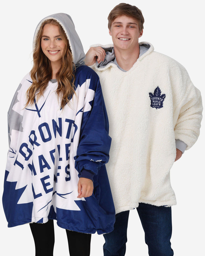 Toronto Maple Leafs Reversible Colorblock Hoodeez FOCO - FOCO.com