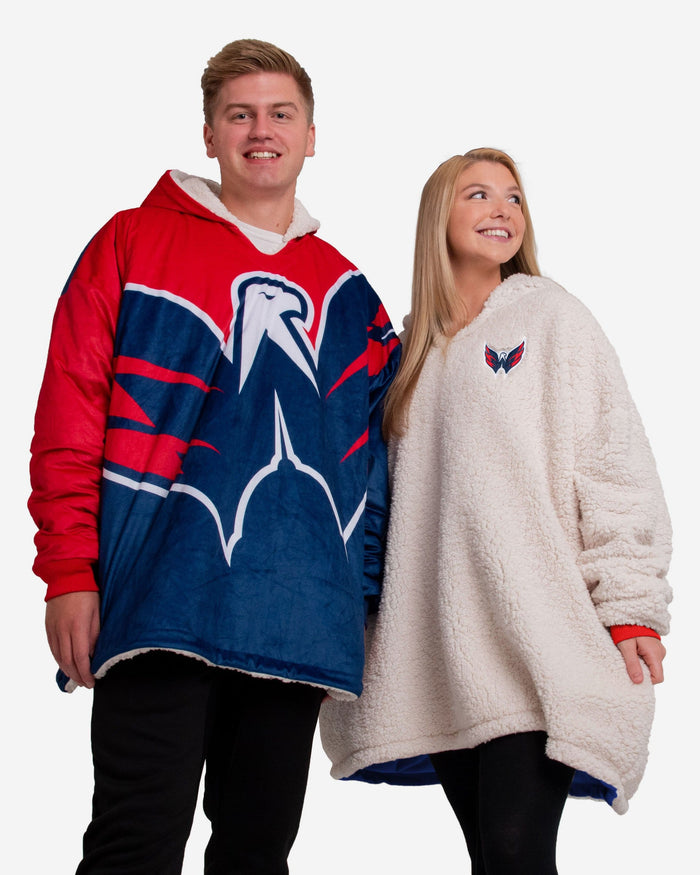 Washington Capitals Reversible Colorblock Hoodeez FOCO - FOCO.com