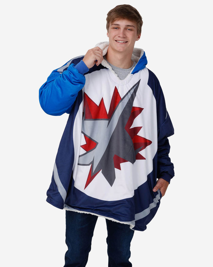 Winnipeg Jets Reversible Colorblock Hoodeez FOCO - FOCO.com