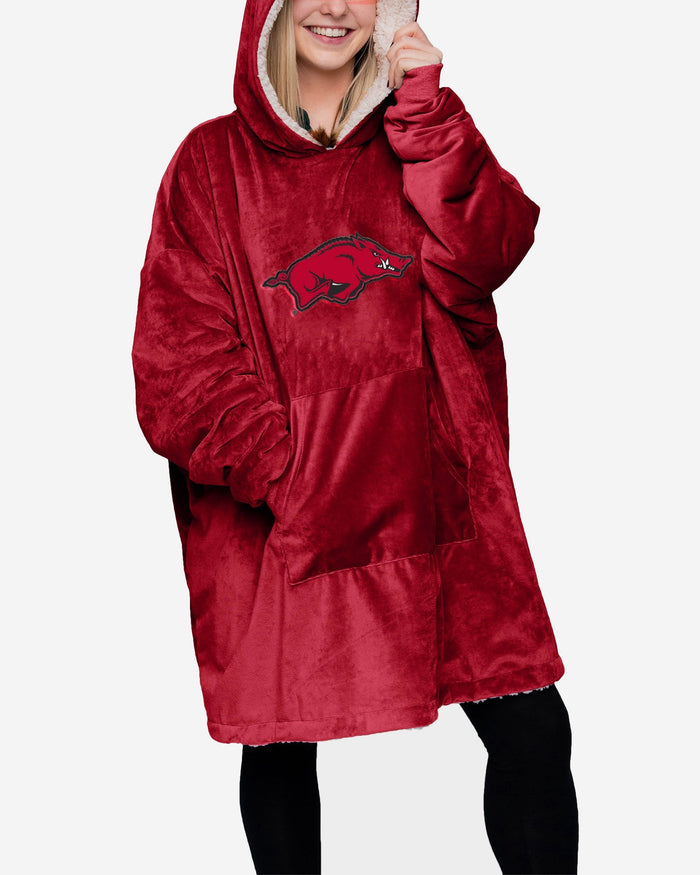 Arkansas Razorbacks Reversible Big Logo Hoodeez FOCO - FOCO.com