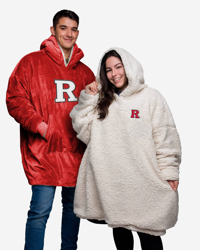 Rutgers Scarlet Knights Reversible Big Logo Hoodeez FOCO - FOCO.com