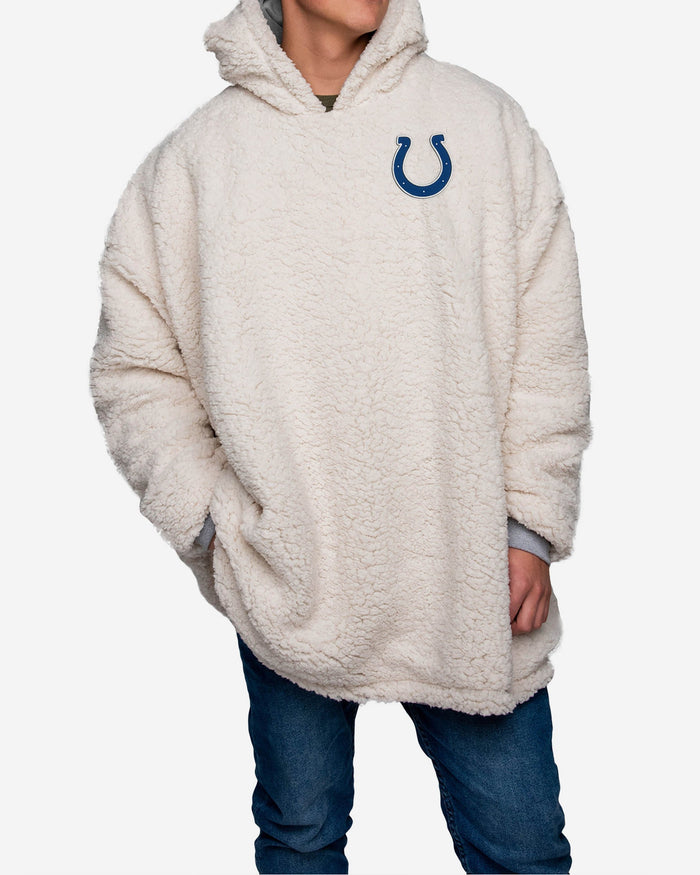 Indianapolis Colts Reversible Big Logo Hoodeez FOCO - FOCO.com