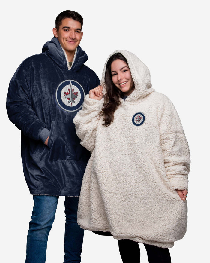 Winnipeg Jets Reversible Big Logo Hoodeez FOCO - FOCO.com