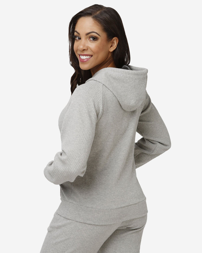 Iowa State Cyclones Womens Gray Woven Hoodie FOCO - FOCO.com